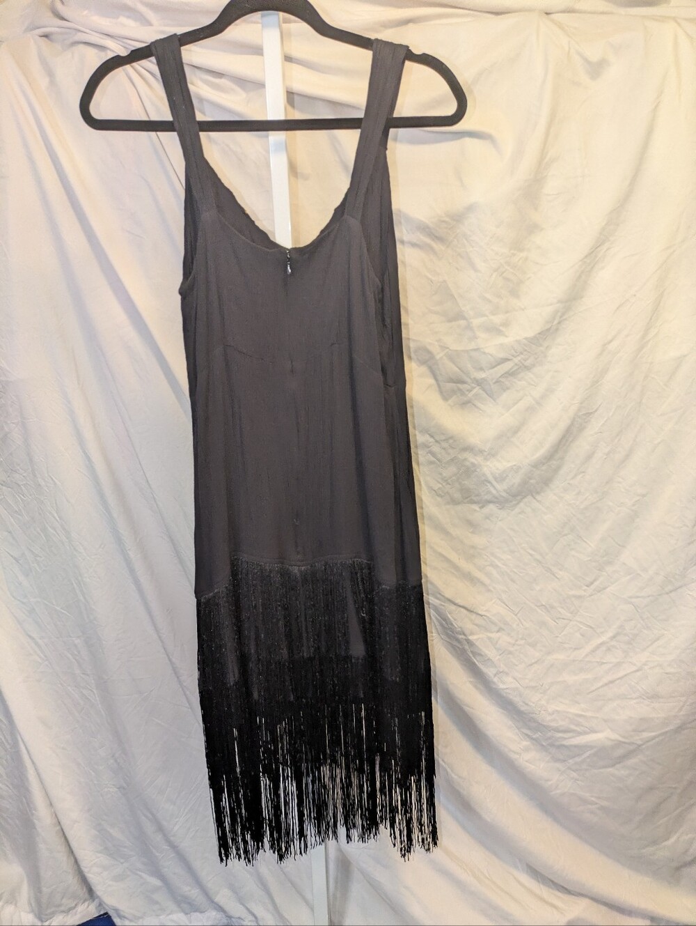 Idyllwind Miranda Lambert Black Floral Embroidered Fringe Mini Dress Medium - Picture 5 of 12